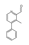 3-甲基-4-苯基吡啶-2-甲醛 结构式