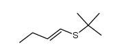 1-Butene, 1-[(1,1-dimethylethyl)thio]-, (E)- (9CI) 结构式