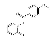 2(1H)-Pyridinethione, 1-[(4-methoxybenzoyl)oxy]- (9CI) 结构式