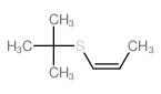 1-Propene, 1-[(1,1-dimethylethyl)thio]- 结构式