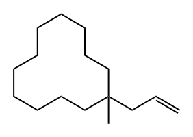 1-甲基-1-(2-丙烯-1-基)环十二烷 结构式