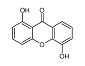 1,5-二羟基呫吨酮 结构式