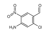 4-氨基-2-氯-5-硝基苯甲醛 结构式