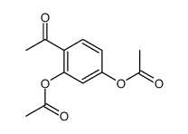 2,4-二乙酰氧基苯乙酮 结构式
