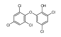 2,4-二氯-6-(2,4,6-三氯苯氧基)苯酚 结构式