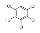 2,3,4,6-四氯苯硫酚 结构式