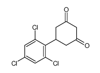 5-(2,4,6-三氯苯基)-1,3-环己二酮 结构式