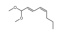 2,4-Octadiene, 1,1-dimethoxy-, (2E,4Z)- 结构式