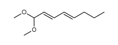 (2E,4E)-1,1-二甲氧基-2,4-辛二烯 结构式