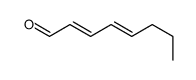 (E,Z)-2,4-辛二烯醛 结构式