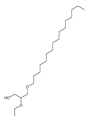 1-Propanol, 2-ethoxy-3-(hexadecyloxy)- 结构式