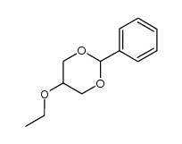 5-乙氧基-2-苯基-1,3-二氧六环 结构式