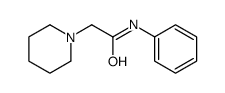 Piperidinoacetanilide 结构式