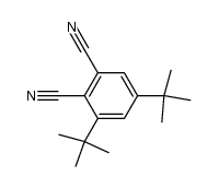 3,5-二叔丁基-1,2-苯二甲腈 结构式