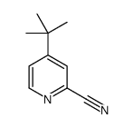 4-叔丁基吡啶-2-甲腈 结构式