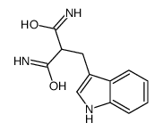 2-(1H-吲哚-3-基甲基)丙二酰胺 结构式