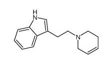 1H-Indole, 3-[2-(3,6-dihydro-1(2H)-pyridinyl)ethyl]- 结构式