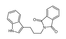 2-[3-(1H-吲哚-3-基)丙基]异吲哚-1,3-二酮 结构式