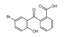 2-(5-溴-2-羟基苯甲酰基)苯甲酸 结构式