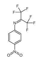 4-硝基-N-[2,2,2-三氟-1-(三氟甲基)亚乙基]苯胺 结构式