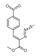 2-叠氮基-3-(4-硝基苯基)-2-丙烯酸甲酯(Z型) 结构式