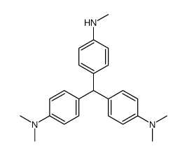 4,4''-[[4-(Methylamino)phenyl]methylene]bis[N,N-dimethyl-benzenamine] 结构式