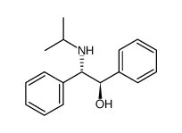 (1R,2s)-2-(异丙基氨基)-1,2-二苯乙醇 结构式