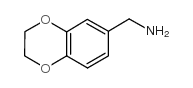 2,3-二氢-1,4-苯并二氧杂环-6-甲胺 结构式