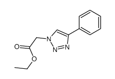 4-苯基-1H-1,2,3-三唑-1-乙酸乙酯 结构式