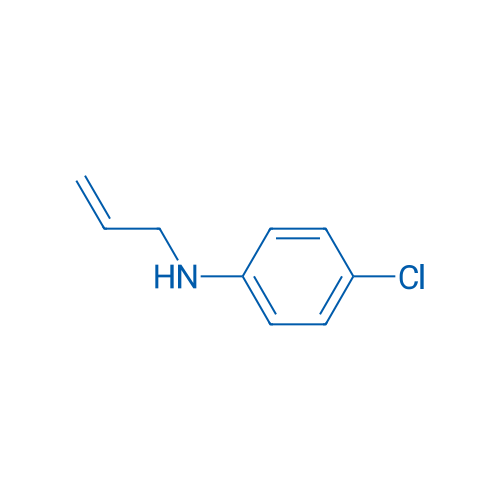 4-氯-N-烯丙基苯胺 结构式