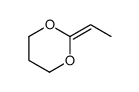 2-亚乙基-1,3-二氧六环 结构式