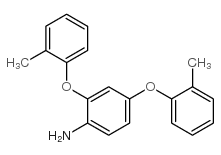 2,4-双(2-甲基苯氧基)-苯胺 结构式