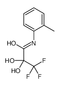 Propanamide, 3,3,3-trifluoro-2,2-dihydroxy-N-(2-methylphenyl)- 结构式