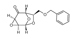α-D-talo-Heptopyranos-4-ulose, 1,6:2,3-dianhydro-7-O-(phenylmethyl)- (9CI) 结构式