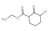 2-溴-6-(乙氧羰基)环己酮 结构式
