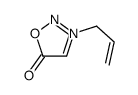 3-烯丙基-1,2,3-恶二唑-3-鎓-5-醇盐 结构式