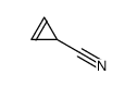 2-Cyclopropene-1-carbonitrile 结构式