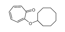 2,4,6-Cycloheptatrien-1-one, 2-(cyclooctyloxy)- 结构式