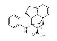 2,20-环阿斯匹多斯派明-3-羧酸,6,7-二脱氢-,甲酯,(2α,3β,5α,12R,19α,20S)- 结构式