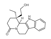 Indolo[2,3-a]quinolizin-4(1H)-one, 1-ethyl-2,3,6,7,12,12b-hexahydro-1-(2-hydroxyethyl)-, (1S,12bS)- 结构式