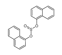 亚硫酸二-1-萘酯 结构式