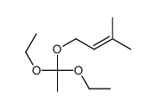 2-Butene, 1-(1,1-diethoxyethoxy)-3-methyl- 结构式