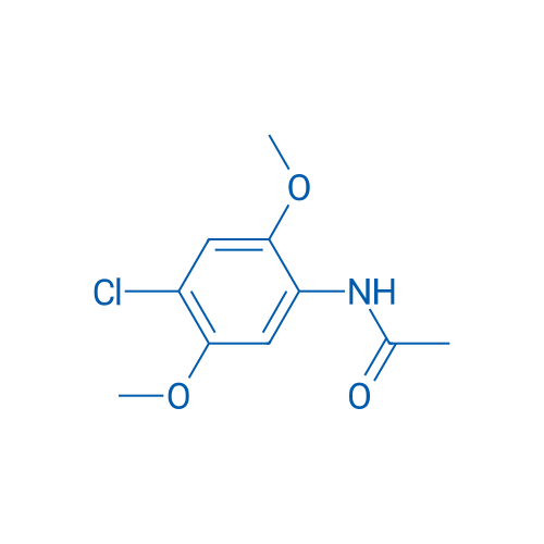 N-(4-氯-2,5-二甲氧基苯基)乙酰胺 结构式