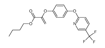 2-[4-[[5-(三氟甲基)-2-吡啶基]氧基]苯氧基]丙烯酸丁酯 结构式