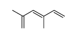 1,3,5-Hexatriene, 2,4-dimethyl-, (3E)- 结构式