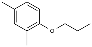 2,4-二甲基-1-丙氧基苯 结构式