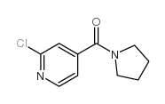 2-氯-4-(吡咯烷-1-基羰基)吡啶 结构式