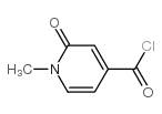 1,2-二氢-1-甲基-2-氧代-4-吡啶羰酰氯 结构式