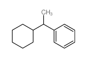 (1-Cyclohexylethyl)benzene. 结构式