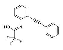 2,2,2-三氟-N-[2-(苯基乙炔基)苯基]乙酰胺 结构式